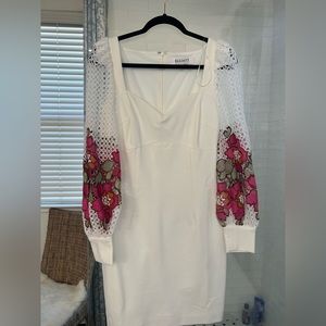 Cream heavy knit Elliott dress